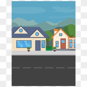 House, HD Png Download - blue background vector png
