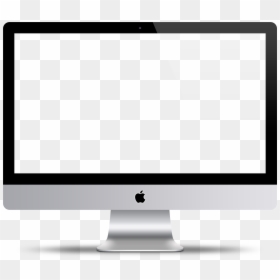 Imac Mockup Transparent Png, Png Download - computer screen transparent png