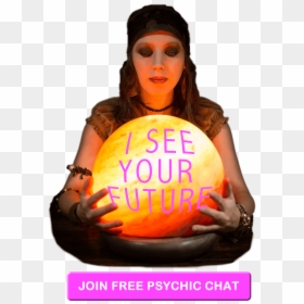 Crystal Ball, HD Png Download - psychic png