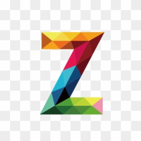 Colorful Letter Z Png, Transparent Png - z.png