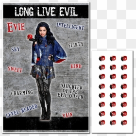 Evie Birthday Party, HD Png Download - disney descendants png