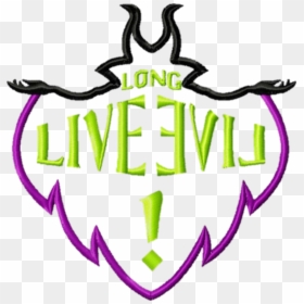 Descendants Long Live Evil Logo, HD Png Download - disney descendants png