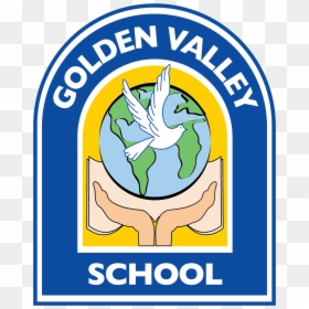 Golden Valley School Logo, HD Png Download - bandera el salvador png
