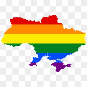Flag Map Of Ukraine, HD Png Download - ukraine flag png
