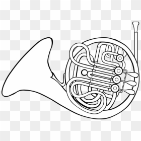 French Horn Clipart, HD Png Download - realistic devil horns png