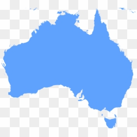 Map Of Australia, HD Png Download - world outline png