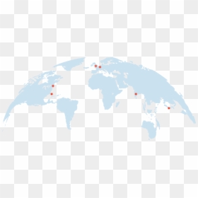 Simple Flat World Map, HD Png Download - world outline png