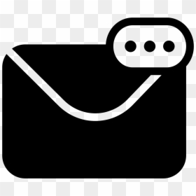 Email Emoticon Black, HD Png Download - inbox icon png