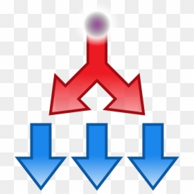 File Split Icon, HD Png Download - split arrow png