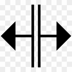 Drag Cursor Png, Transparent Png - split arrow png