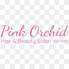 Calligraphy, HD Png Download - pink orchid png