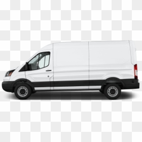 White Ford Transit Side, HD Png Download - cargo png