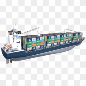 3d Cargo Ship Png, Transparent Png - cargo png