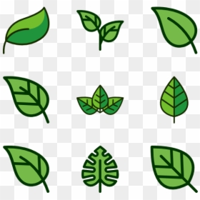 Simple Vector Leaf Clipart, HD Png Download - marijuana leaf icon png