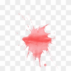 Red Splash Watercolor Vector, HD Png Download - pink watercolor splash png