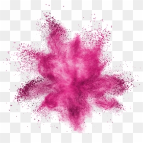 Blue Powder Explosion Png, Transparent Png - pink watercolor splash png