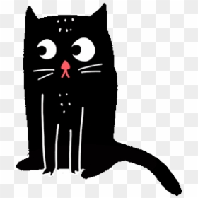 Black Cat, HD Png Download - lengua png