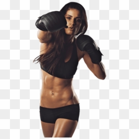 Boxer Body Woman, HD Png Download - kickboxing png