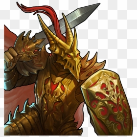 Gems Of War Dragon Knight, HD Png Download - summoners war png