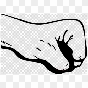 White Puma Logo Png, Transparent Png - fist in the air png