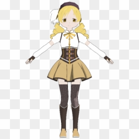 Madoka Magica Mmd Mami, HD Png Download - mami tomoe png