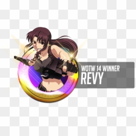Revy Black Lagoon Art, HD Png Download - mami tomoe png
