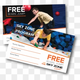 Flyer, HD Png Download - sky zone logo png