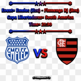 Emelec X Flamengo Libertadores 2019, HD Png Download - flamengo logo png