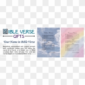 Brochure, HD Png Download - bible verse png