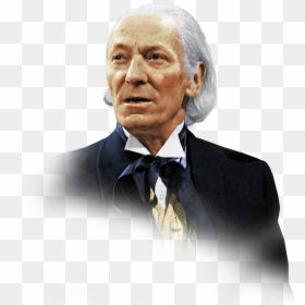 Tv Interview With William Hartnell Discovered - William Hartnell And Patrick Troughton, HD Png Download - 10th doctor png