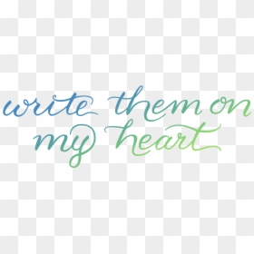 Calligraphy, HD Png Download - bible verse png