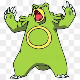 Pokemon Ursaring Shiny, HD Png Download - teddiursa png