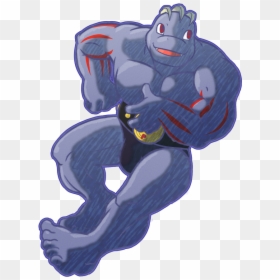 Pokemon Machoke Fanart, HD Png Download - machop png