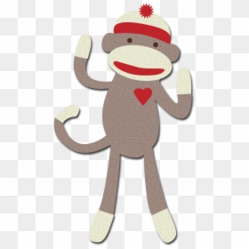 Clip Art Sock Monkey, HD Png Download - monkeys png