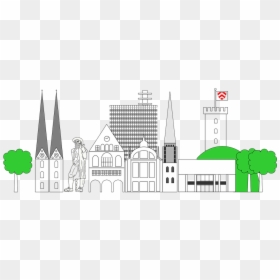 Panorama Bielefeld, HD Png Download - city view png