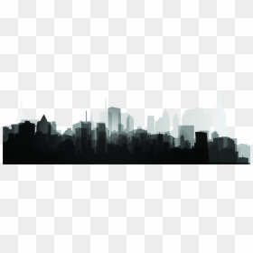 Skyscraper Silhouette Png, Transparent Png - city view png