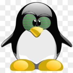 Penguin Png Linux, Transparent Png - nerd face png