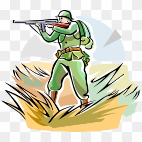 Ww1 Soldier With Gun, HD Png Download - ww1 soldier png