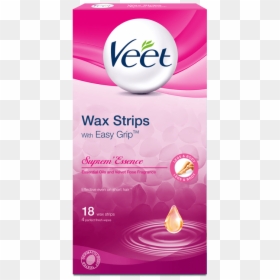 Veet Wax Strips Sensitive Skin, HD Png Download - waxing png