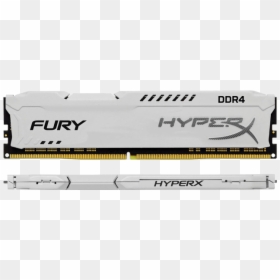 8gb Ddr4 2400 Kingston Hyperx Fury White, HD Png Download - hyperx png