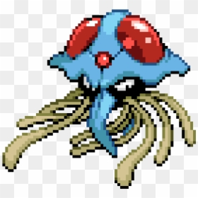 Best Pokemon Pixel Art, HD Png Download - tentacruel png