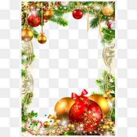 Transparent Background Christmas Frames, HD Png Download - png christmas frames