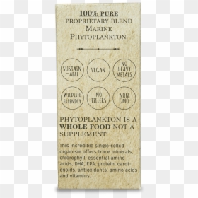 Label, HD Png Download - phytoplankton png