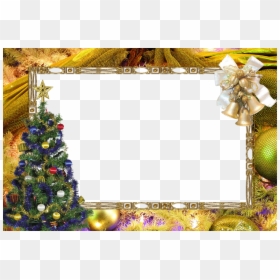 Merry Christmas Frame Png, Transparent Png - png christmas frames