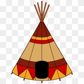 Native American Teepee Clipart, HD Png Download - native american symbols png