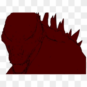 Godzilla Vs Red, HD Png Download - godzilla head png