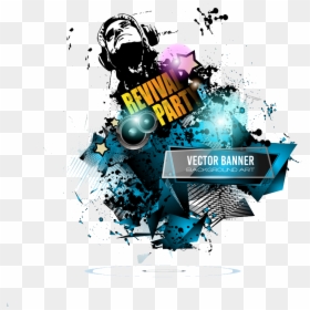 Music Party Flyer Template, HD Png Download - flyer background png