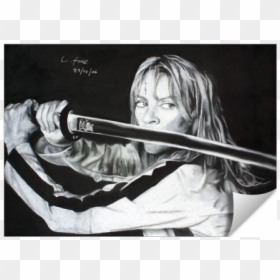 Uma Thurman Kill Bill Poster, HD Png Download - kill bill png