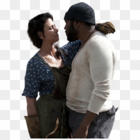 Twd Karen And Tyrese, HD Png Download - maggie greene png