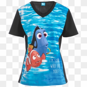 Finding Dory Scrub Top, HD Png Download - finding dory characters png